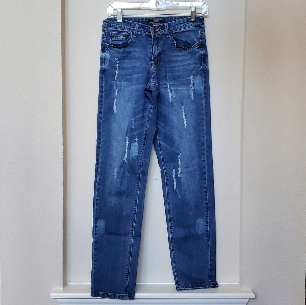Lucky & Blessed Distressed Jeans